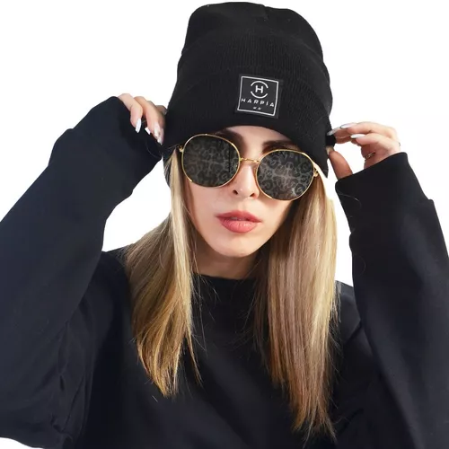 Gorro Lana Estilo Rocky Unisex Liso Mujer Hombre Moda