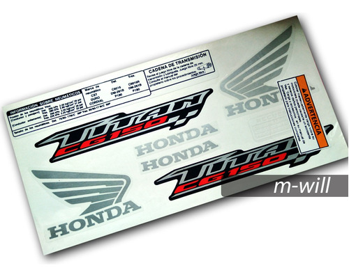 Kit Calcos Original Honda New Titan Cg 150