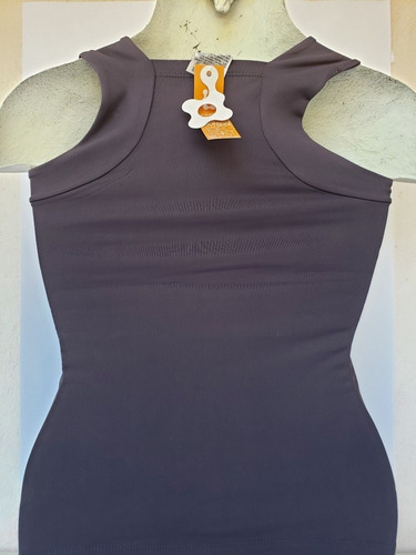Playera Deportiva Dama Brasilsul Gris Hacer Ejercicio Licra (Usado)
