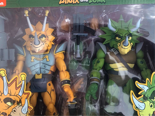 Zarax Y Zork Tmnt Cartoon Neca 2 Pack (Usado)