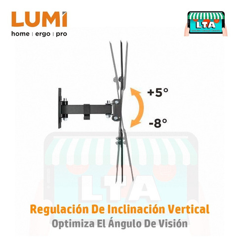 Soporte Brazo Móvil Tv Lcd Led Plasma Monitor 23 A 55 P 35k
