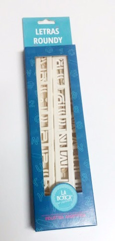 Cortante Letras Roundy Mayúsculas Y Números