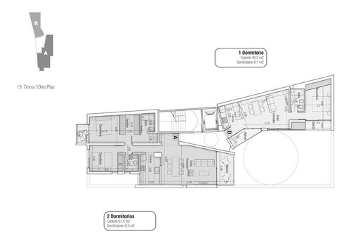 Imagen 22 de 22 de Edificio De Diseño Con Loft, 1 Y 2 Dormitorios