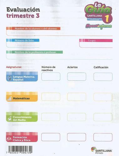 Imagen 9 de 9 de La Guía Santillana 1 Primaria + Exámenes Cuaderno De Matemát