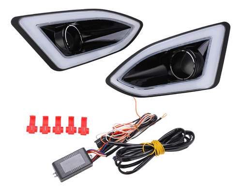 Led Drl Para Funcionamiento Diurno Fog, 2 Unidades, 5000 K,