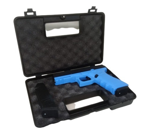 Blue Gun - G17 Pro Laser C/ Carregadores E Disparo De Laser