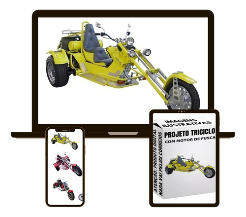 Triciclo Motorizado Com Chassi De Fusca Projeto