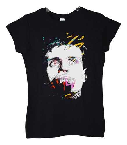 Polera Mujer Joy Division Ian Curtis Face Colors Pop Abomina