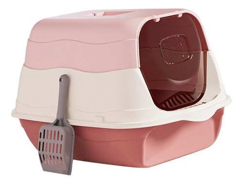 Wv Caja De Arena Para Gatos Con Capucha Y Tapa Con Puerta