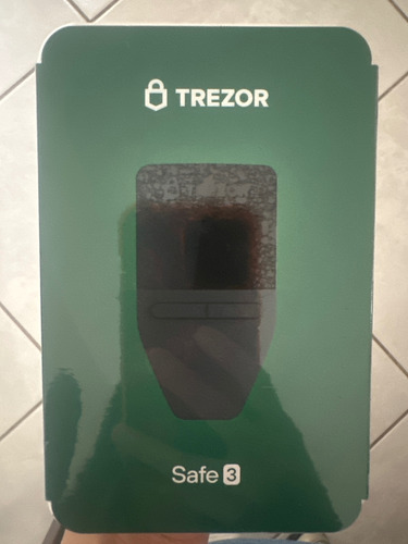 Trezor Safe 3 - Billetera De Hardware Criptomonedas Negro