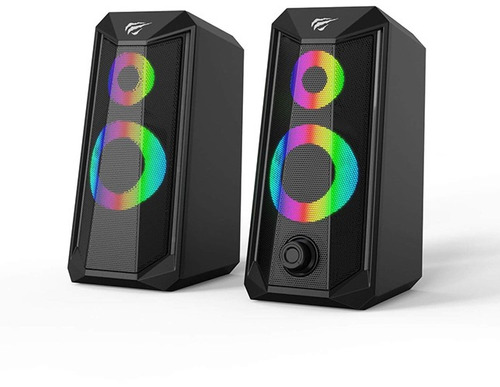 Altavoces Gamer Havit Gamenote Sk202 Rgb Negro