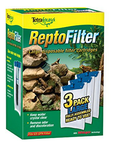 Tetra Large Reptofilter Filter Cartridges (48 Units Of 3 Cou