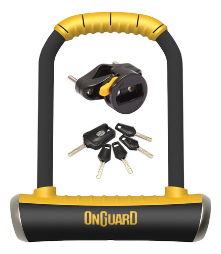 Candado U Onguard Brute 8001 De 16.8 Mm Para Bici Moto