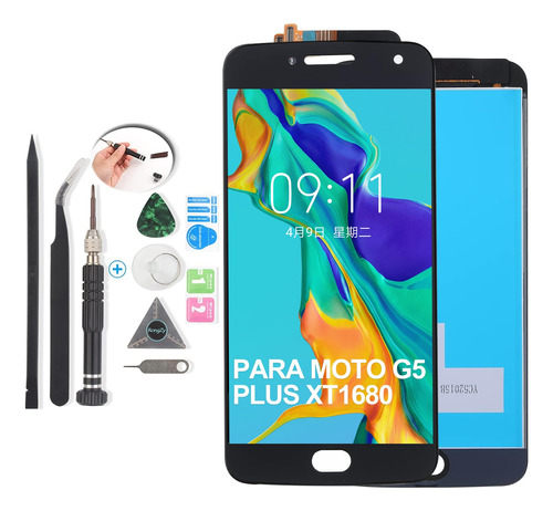 Pantalla Táctil Lcd Para Moto G5 Plus Xt1680 Displays 