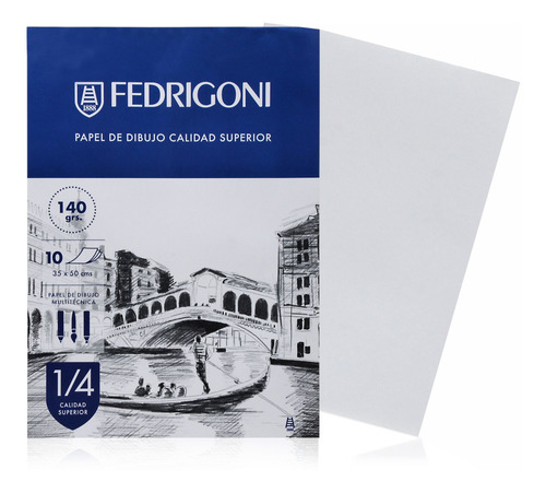 Fedrigoni 1/4w 10hs 140gr