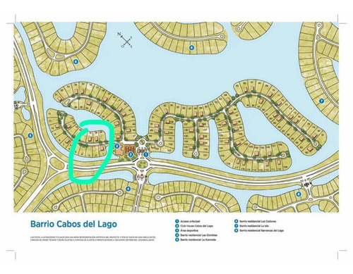 Imagen 3 de 3 de Venta Lote En Barrio Cabos Del Lago, Nordelta Al Agua