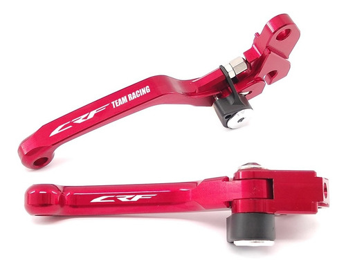 Imagem 2 de 4 de Manete Retrátil Alumínio Crf250f Par Embreagem E Freio 250