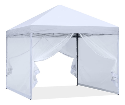 Carpa Con Pared De Red Toldo Para Exteriores Desplegable