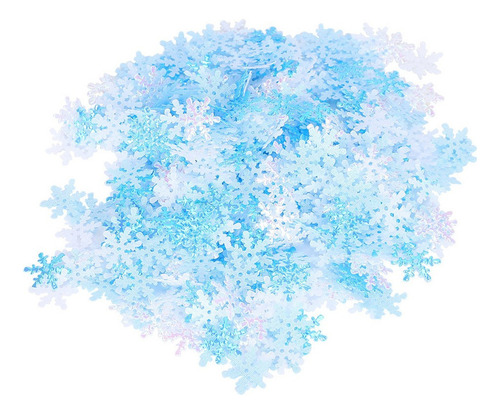 1 Paquete De Confeti De Copos De Nieve Para Decoración Navid