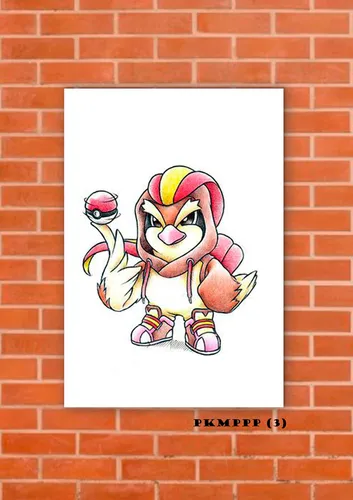 Cuadros Poster Pokemon Pidgeot Evolucion 40x60 (ppp 3)