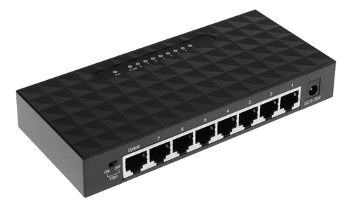 Switch De Red 8 Puertos Lan Gigabit Ethernet Hub Splitter