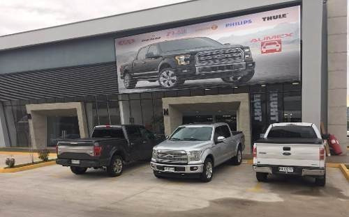 Tapa Plegable Rigida Ford F150 2015-2020 Doble Cabina Aumex