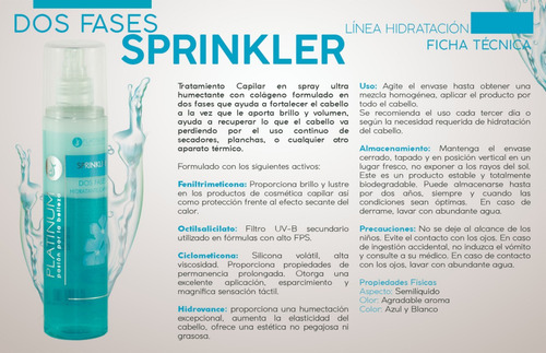 Kit De 2 Sprays Capilar Dos Faces Con Colágeno Platinum