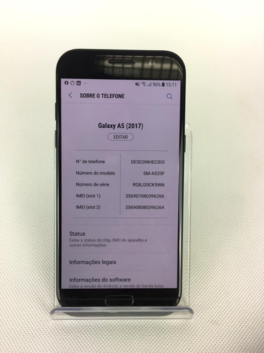 Samsung Galaxy A5 (2017) 32gb Dual Chip 3gb Ram + Nf