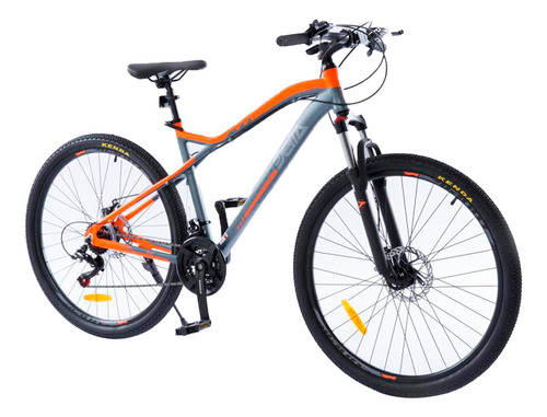 Bicicleta Zanella Delta Xe2.10 Gris Con Anaranjado