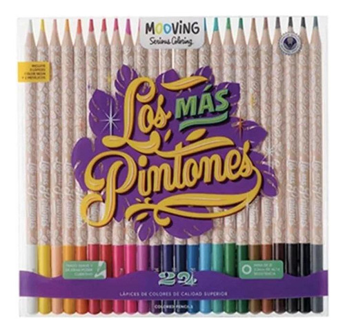 Kit De Cuaderno Y Lápices De Colores - Mooving-