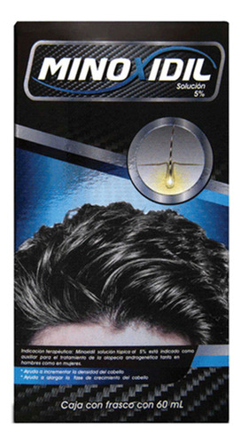 Minox Minoxidil 5% Tratamiento Para Caída Del Cabello 60 Ml Alopecia Androgénica