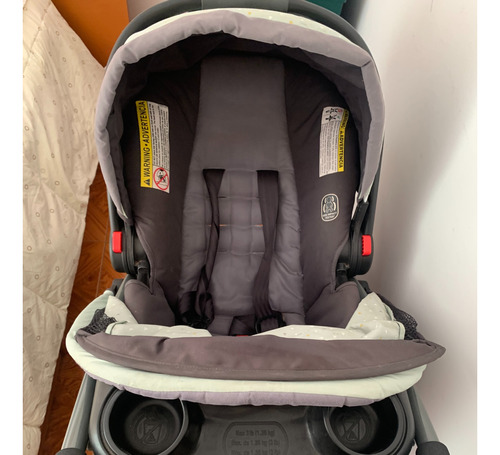 Coche Graco Plegable Porta Bebe Para Carro Sistema De Viaje