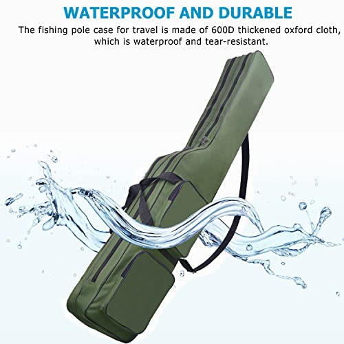 Funda Caña Pesca Impermeable 4.27ft - Organizador +
