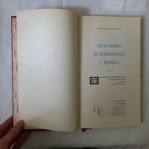 Enciclopedia Completa De Cosmetología Y Estética(m.wenstein) (Usado)