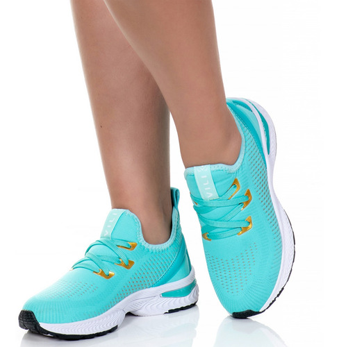 Tênis Feminino Branco Para Caminhada Academia Vili