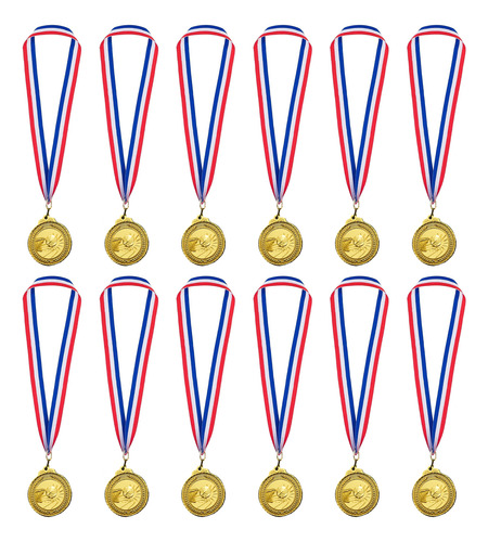Medallas Doradas De Baloncesto Mions Voice, 12 Piezas, Para