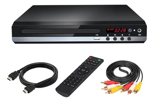 Reproductor De Dvd Para Tv Compact Uhd 1080p Reproductor