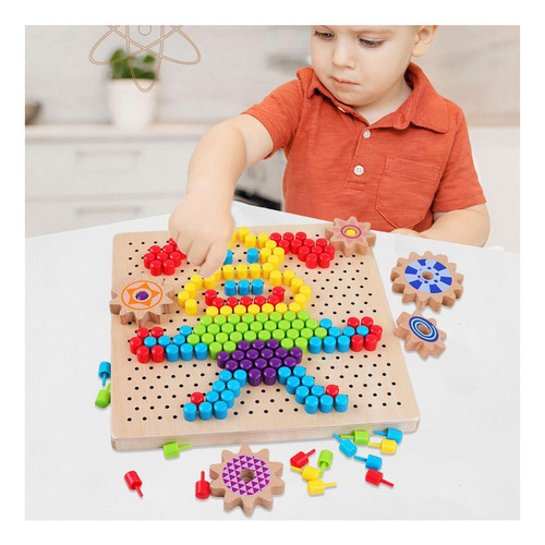 Bake Hongo De Madera Diy Aprendizaje Temprano 3d For Niños Y