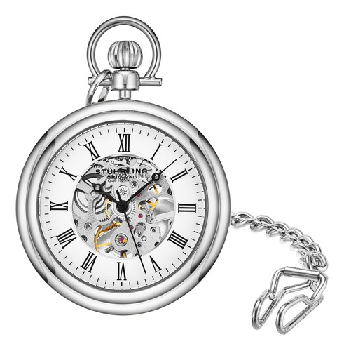 Reloj De Bolsillo Stuhrling Original Para Hombre, Reloj Mec&