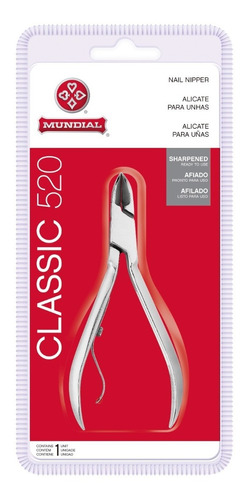 Alicate Corta Uñas Classic Preciso Acero Mundial 520-c