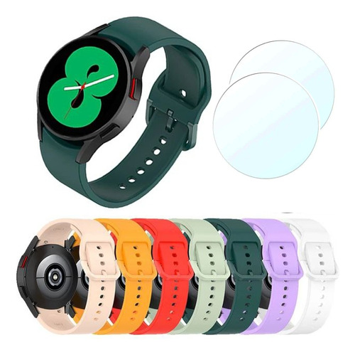 Malla Correa + 2 Film Para Galaxy Watch 4 Classic 46mm