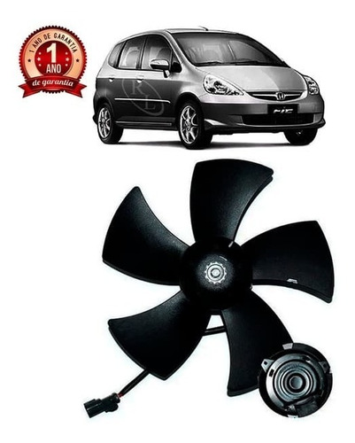 Ventoinha Eletroventilador Honda Fit 1.4 1.5 2003 2004 2005