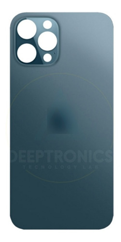 Tapa Compatible Con iPhone 12 Pro Max Azul (big Hole)