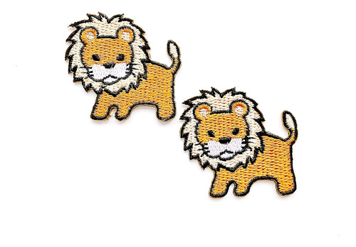 Pl - Juego De 2 Mini, Diseño De León De Animales Pequ...