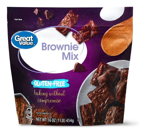 Great Value Harina Para Preparar Brownies 454 Gr