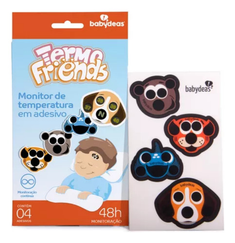 Adesivo Termômetro Monitor Febre Bebês Crianças Termo Friend