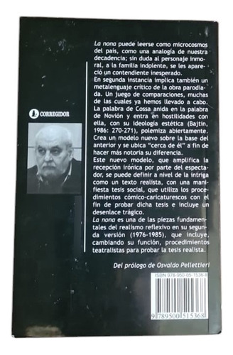 La Nona - Los Fundamentales Del Teatro Argentino - R.cossa (Usado)