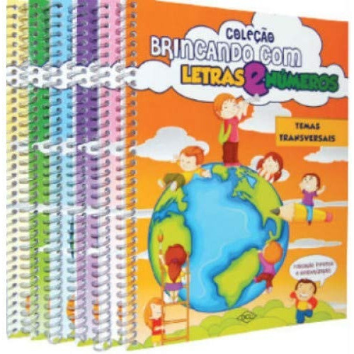 Coleção Ensinando E Brincando Com Letras E Números