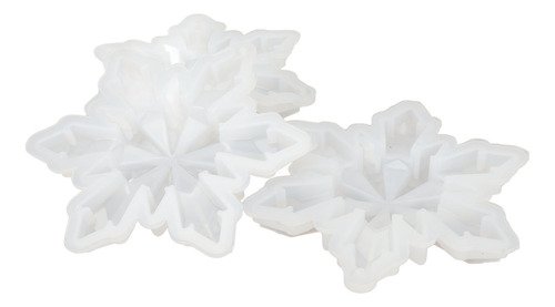 Moldes De Floco De Neve, 3 Peças, Molde De Silicone, Macio E