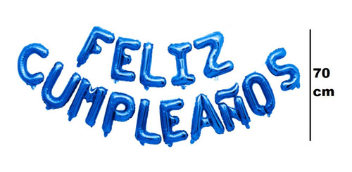 Decoración Globos Feliz Cumpleaños Heroes En Pijama Pj Mask Color Azul